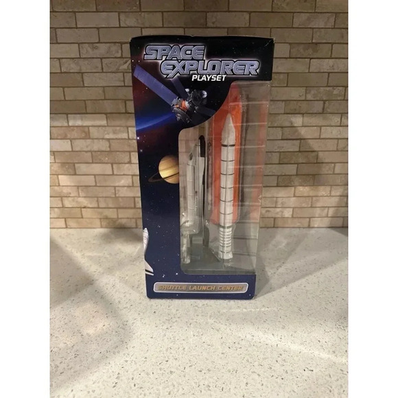 WOW TOYZ- IN‎ AIR - SPACE EXPLORER PLAYSET w ROCKET POSTER INSIDE-NIB  dt - Picture 2 of 4